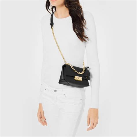 michael kors cece extra small black|Michael Kors Cece Extra Small Leather Crossbody .